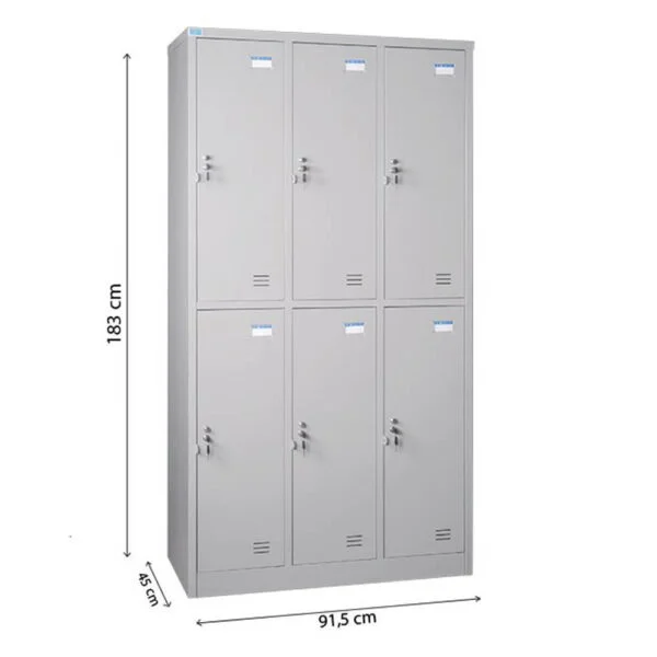 tủ locker 6 ngăn hm6c3k